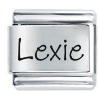 Lexie Name Italian Charm