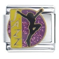 Jazz Dancer Italian Charm