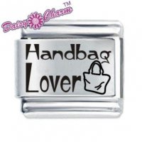 Handbag Lover ETCHED Italian Charm