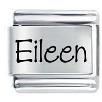 Eileen Etched Name Italian Charm