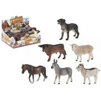 Farm Animals - Set of 12 Toy Animals - 7cm