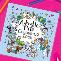Colouring Book - Children Kids - Adorable Pets - Rachel Ellen