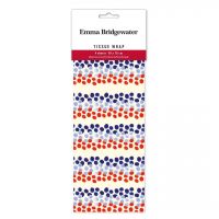 Blue Rainbow Dot Luxury Tissue Paper - Emma Bridgewater