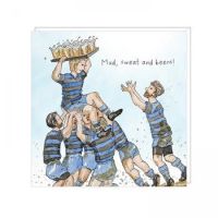 Birthday Card - Male - Mud Sweat & Beers - Angie Thomas