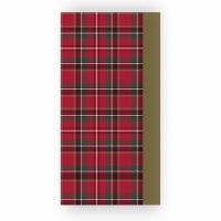 Christmas Tartan Gold Tissue Paper - 8 sheets - Eurowrap