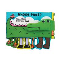 Whose Feet? Crocodile Teach & Learn Soft Activity Book - K's Kids Melissa & Doug