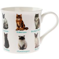 Cat Motive Fine China Mug - Boxed