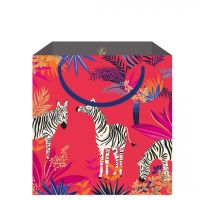 Zebra Pink Gift Bag - Medium - Sara Miller