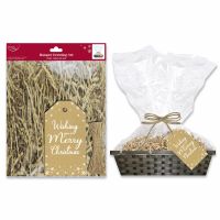 Christmas Hamper Kraft Gift Wrap Dressing Set - 3 Pack - Eurowrap