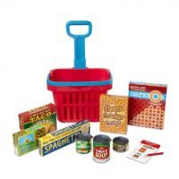 Melissa & Doug Fill & Roll Shopping Basket Play Set