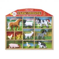 Melissa & Doug Farm Friends 10 Animals Play Set