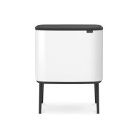 Brabantia Bo 3x11 Litre Touch Bin in White