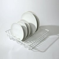 Delfinware Popular Flat Dish Drainer - White