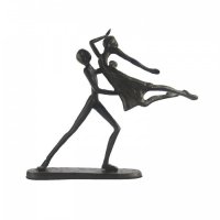 Elur Iron Figurine Dancing Couple in Lift 17cm