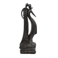 Solstice Sculptures First Date 61cm in Ebony Effect