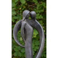 Solstice Sculptures Tender Kiss 82cm in Ebony Effect