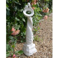 Solstice Sculptures Romantic Twist 62cm in Ivory Effect