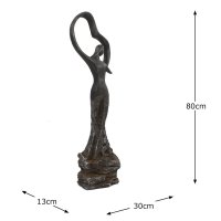 Solstice Sculptures First Dance 80cm in Ebony Effect