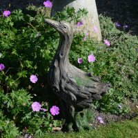 Solstice Sculptures Driftwood Duck 50cm