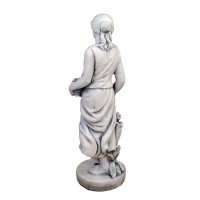 Solstice Sculptures Susie in Spring 84cm in White Stone Effect