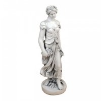Solstice Sculptures Sally in Summer 84cm in White Stone Effect