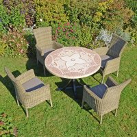 PROVENCE Dining Table with 4 DORCHESTER Chairs Set