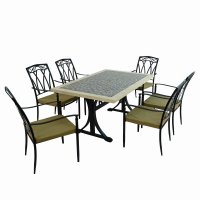WILMINGTON Dining Table with 6 ASCOT Chairs Set