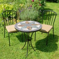 MONTILLA 60cm Table with 2 MILAN Chairs Set