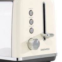 Daewoo Cream Kensington 2 Slice Toaster