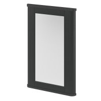 Essential Maine 680 x 490mm Rectangular Mirror, Graphite Grey