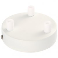 Girad Sudron White 3 Outputs Ceiling Roses - (GD1127)