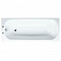 Essential Steel 1700 x 700mm Bath with Grips - No Anti Slip