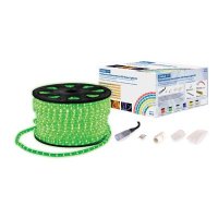 Eagle Static LED Rope Light Kit With Wiring Accessories Kit 90m Green - (G600BC)