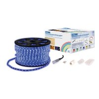 Eagle Static LED Rope Light Kit With Wiring Accessories Kit 90m Blue - (G600BB)