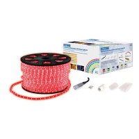 Eagle Static LED Rope Light Kit With Wiring Accessories Kit 90m Red - (G600BA)