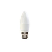 INTEGRAL WARMTONE CANDLE BULB B22 470LM 6W 1800-2700K DIMMABLE 220 BEAM FROSTED (ILCANDB22DC058)