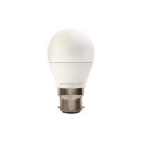 INTEGRAL WARMTONE GOLF BALL BULB B22 470LM 6W 1800-2700K DIMMABLE 220 BEAM FROSTED (ILGOLFB22DC047)
