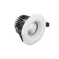 INTEGRAL LUXFIRE FIRE RATED DOWNLIGHT 70MM CUTOUT IP65 410LM 6W 3000K 36 BEAM DIMMABLE 68LM/W WHITE (ILDLFR70A001)