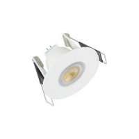 INTEGRAL EVOFIRE MINI FIRE RATED DOWNLIGHT 45MM CUTOUT IP65 WHITE ROUND *NO LAMP HOLDER* (ILDLFR45D037)