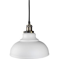 Kosnic White 60w Zinnia Bowl-Shaped Lamp Pendant E27 - (KPDT1E27-WHT)
