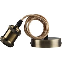 Kosnic 60w Bronze Calla Cable Set E27 - (KPDTCS1E27-BRZ)