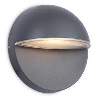 Kosnic Grey 9W Haldon Circular LED Wall Light 4000k - (KWAL109C-GRY)