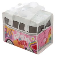 Puckator Recycled Plastic Bottle RPET Reusable Cool Bag Lunch Bag - Volkswagen VW T1 Camper Bus Summer Love
