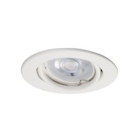 Red Arrow Ignis Fire Rated Downlight Steel GU10 Tilt White (IGS/TW)