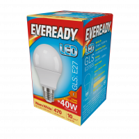 Eveready 4.9w LED GLS ES Warm White 3000K (S13620)
