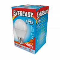 Eveready 4.9w LED GLS ES Daylight 6500K (S13621)