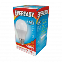 Eveready 4.9w LED GLS ES Cool White 4000K (S14313)