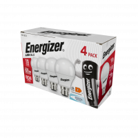 Energizer 8.5w LED GLS BC Daylight 4 Pack (S14062)