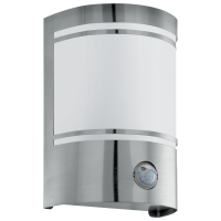 Eglo Cerno Outdoor Stainless Steel Wall Light with PIR (30192)