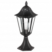 Eglo Navedo Outdoor Black 1 Lamp Pedestal Light (93462)